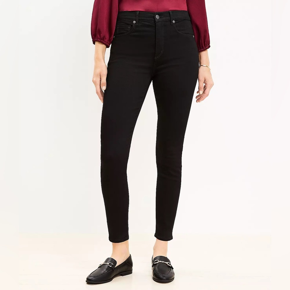 LOFT Black Skinny Legging Jegging Pant